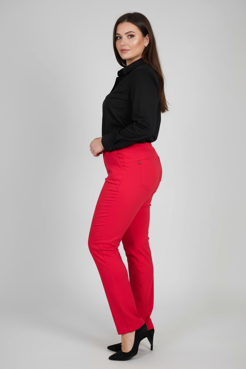 Kelnės Tess Raudona