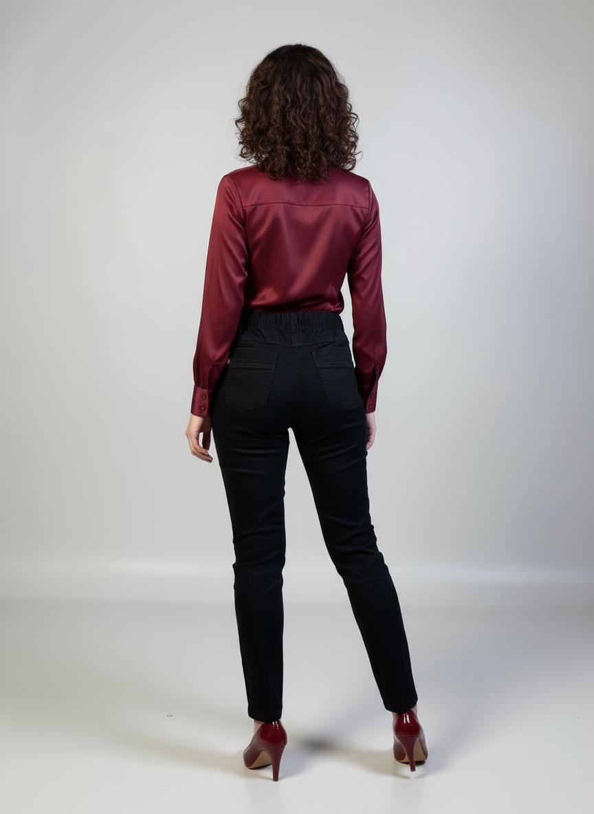 Džinsai Slim fit (juodi)